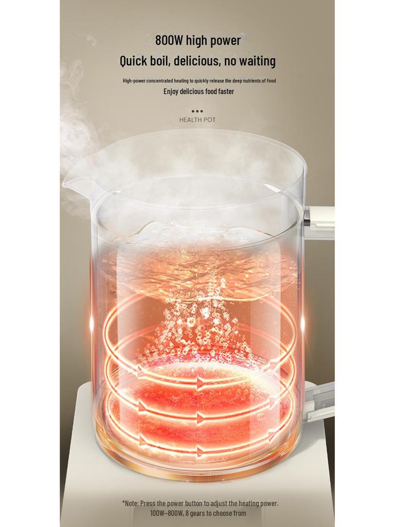 Немецкий многофункциональный чайник Zemkon: Постоянная температура в доме, утолщенное стекло для здоровья