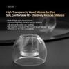 KZ LS01 High-Transparency Liquid Silicone EarTips For KZ Most Wired HiFi Earphone with S/M/L Size Comfortable Universal Earplugs