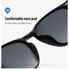 aoron TR90 Polarized Glasses Men's and Women's Square Frame Retro Sunglasses