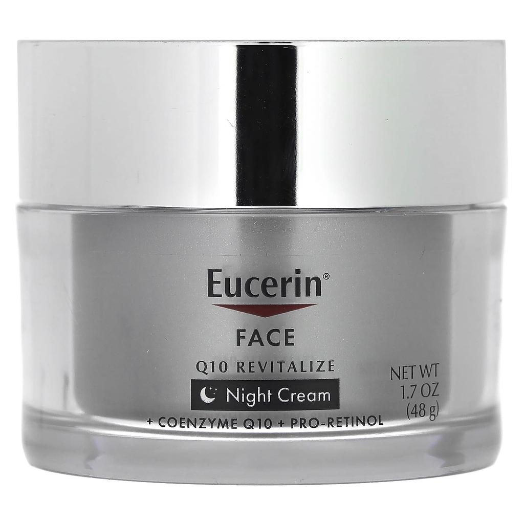 Face, Q10 Revitalize, Night Cream, Fragrance Free, 48G(1.7Fl Oz)