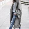 2024 Winter New Women's Solid Color Long Coat