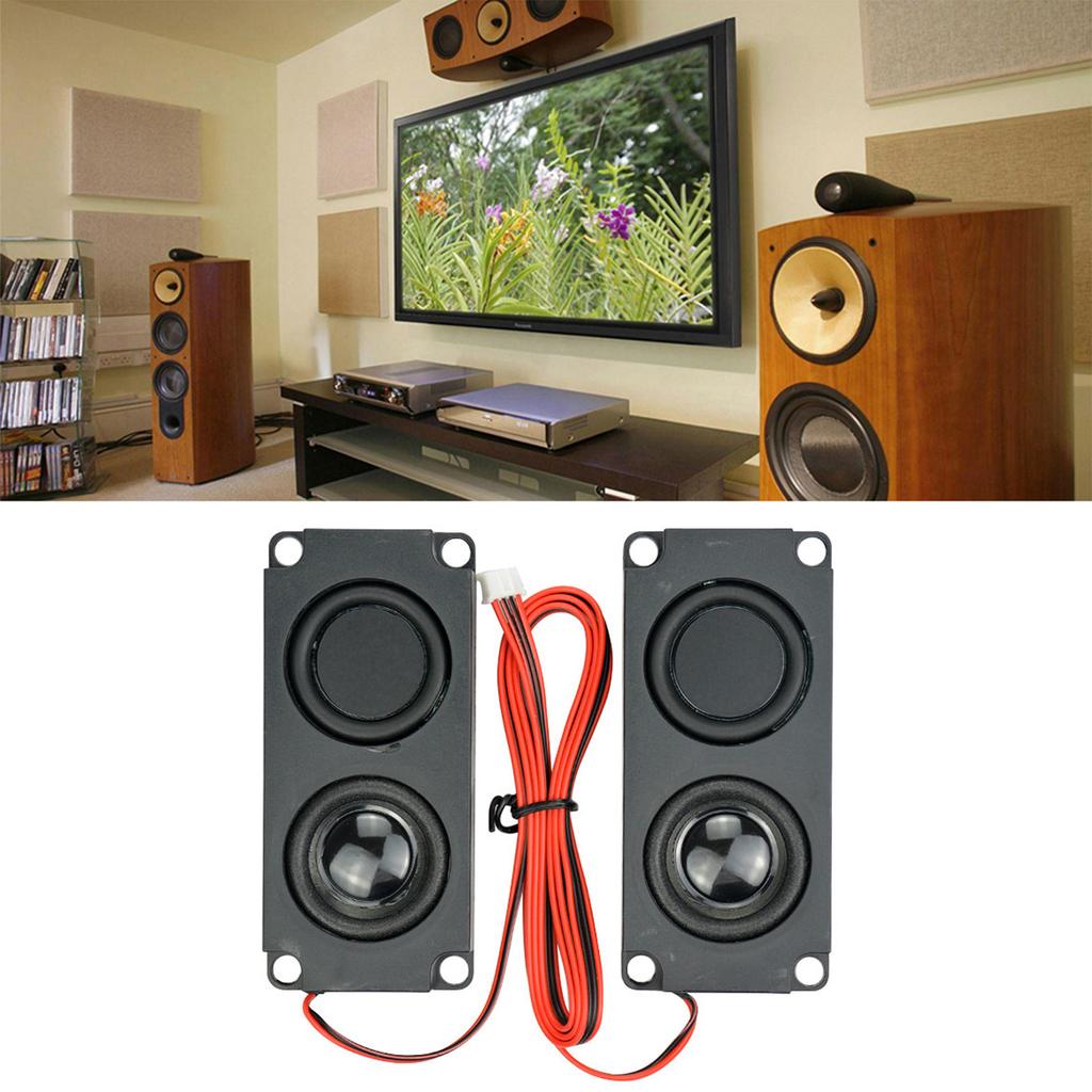 2pcs Audio Speaker Single Diaphragm Bass Computer Speaker DIY for Home Theater 10045 LED TV Speaker Audio System