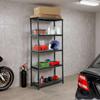 Plastic Storage Shelf for Garage, Basement, Pantry, 5 Shelves, 250