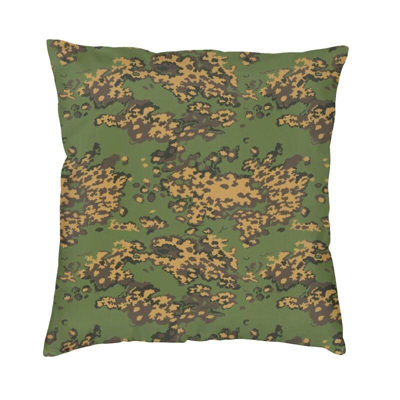 US Military Woodland Camo Pattern Cushion Covers xcm Velvet Camouflage Pillow Case Sofa Pillowcase Living Room Decoration