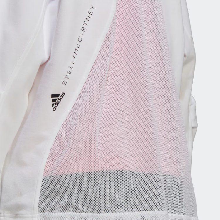 adidas Женская белая футболка с рукавами-реглан HA8907