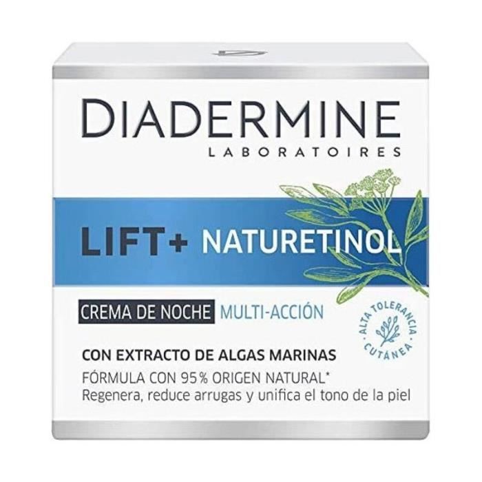 Crème de nuit - Diadermine - 2644243 - Antirides - Tous types de peau - Texture crème