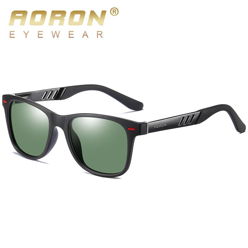 Поляризованные солнцезащитные очки AORON, модные мужские очки для улицы