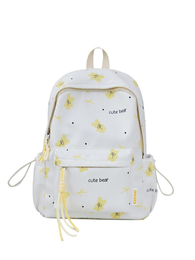 Schoolbag Fresh School Bag for Middle and High School Students 1011 Cute Little Bear Versatile Girlish Simple Summer Japanese Backpack