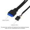 Передняя панель USB3.0+ USB3.0+Порт аудиоразъема высокой четкости Плата вводов/выводов + Внутренний проводной аудиовидеокабель для компьютера для
