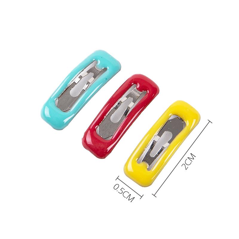 Цветной мини-прямоугольный зажим ручной работы своими руками, открытка, кукла, зажим для питомца