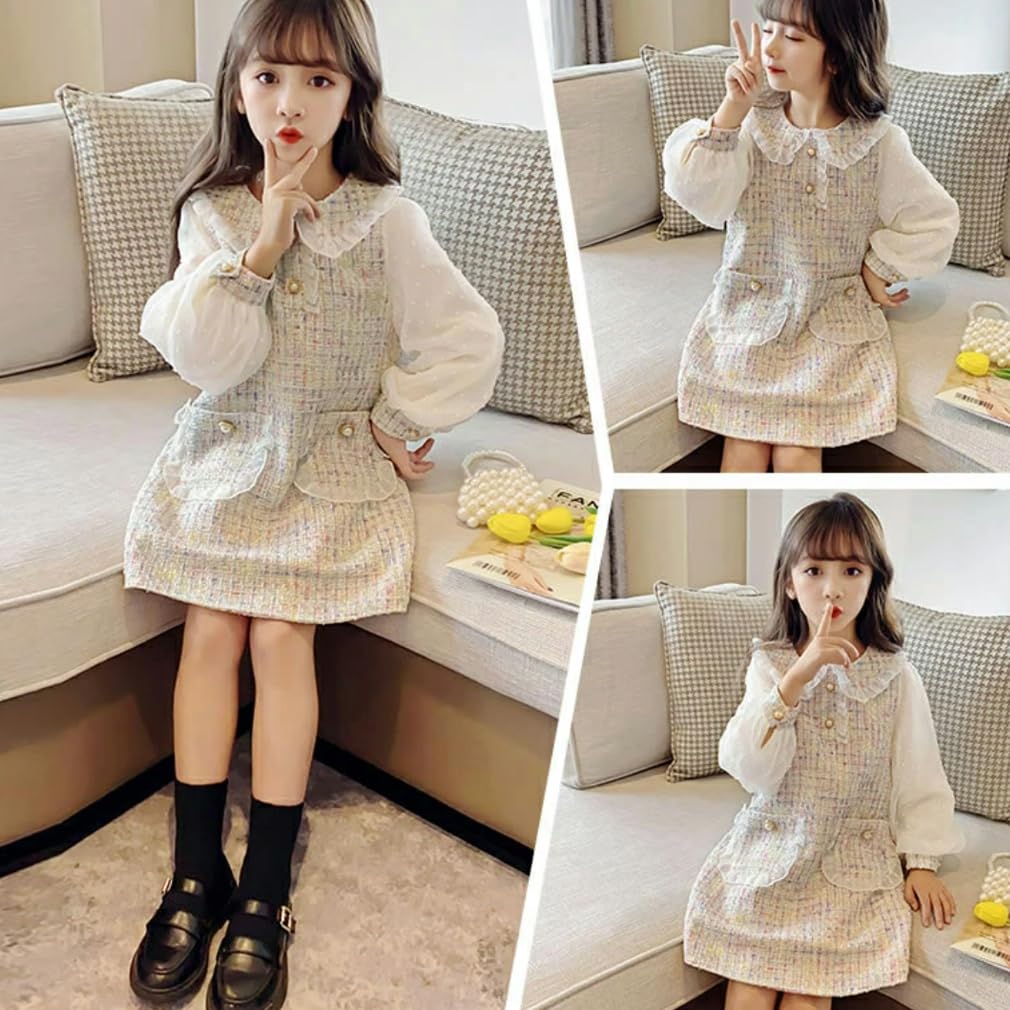 Нарядное платье для Идеально для Поступления и Выпускного Размеры и Идеально для Поступления в Детский сад и Милое Как [sunyhom] Девочки, Церемонии, 130, 140,