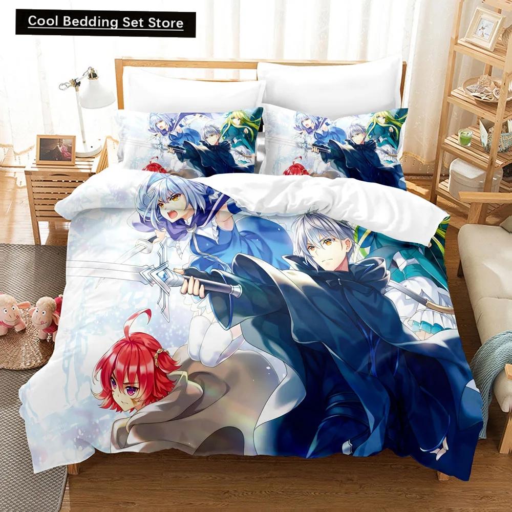 3D Anime Seirei Gensouki Bedding Set,Duvet Cover Comforter Bed Set Quilt Cover Pillowcase,King Queen Twin Size Boys Girls Adults