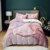 Home Textile Marble Texture Three-Piece Gradual Change Quilt Cover Digital Printing Bedding