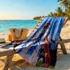 Messi Beach Towel High Absorbency & Quick-Dry Comfortable Lightweight Perfect for Traveling Yoga Camping and Swimming