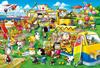 Epoch 1053 Super Small Piece Jigsaw Puzzle PEANUTS Wagon Shop (26x38cm) 32-602s with Glue, Spatula, and Score Ticket