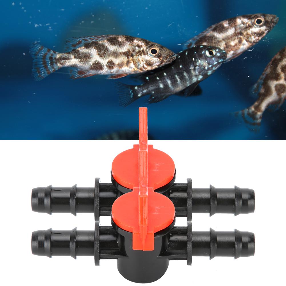 2 шт. Регулирующий клапан потока воды для аквариума Контроллер потока воды Соединитель для трубок