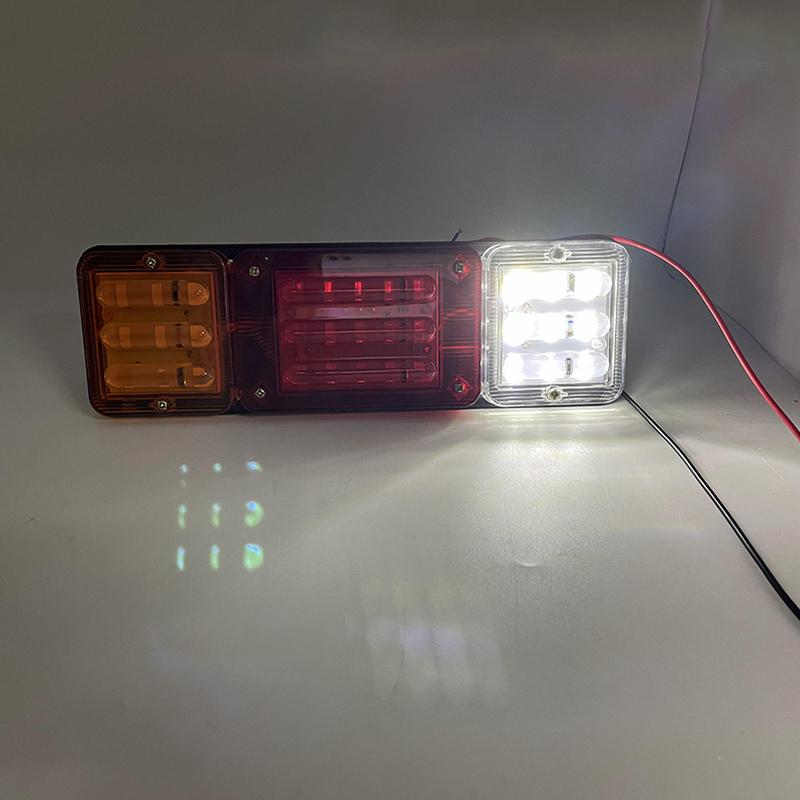 2X 12V 24V 30cm Car Truck Rear Stop Brake Tail Light Taillight Signal Lamp Indicator Trailer Truck Lorry Caravan Van Waterproof.