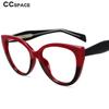 54472 Fashion Tr90 Anti Blue Light Blocking Cat Eye Glasses Frame Women Luxury Designer Retro Eyeglasses for Ladies