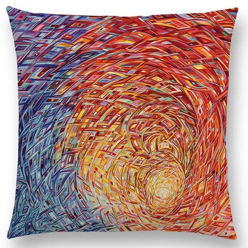 Чехол для подушки в мексиканском стиле с абстрактным рисунком, модная высококачественная декоративная наволочка, прямая поставка