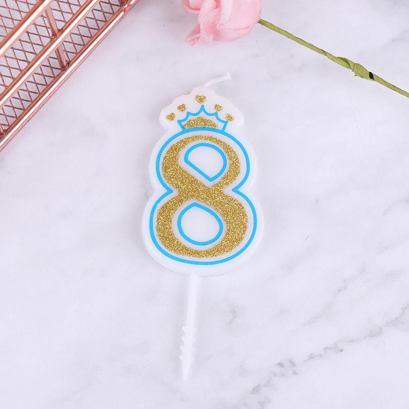 Свеча на день рождения в виде цифры