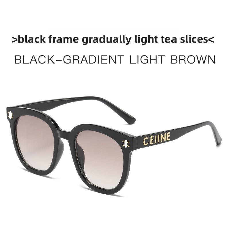 Arc De Retro Large Face Oval Sunglasses For Women Uv400 Sun Protection
