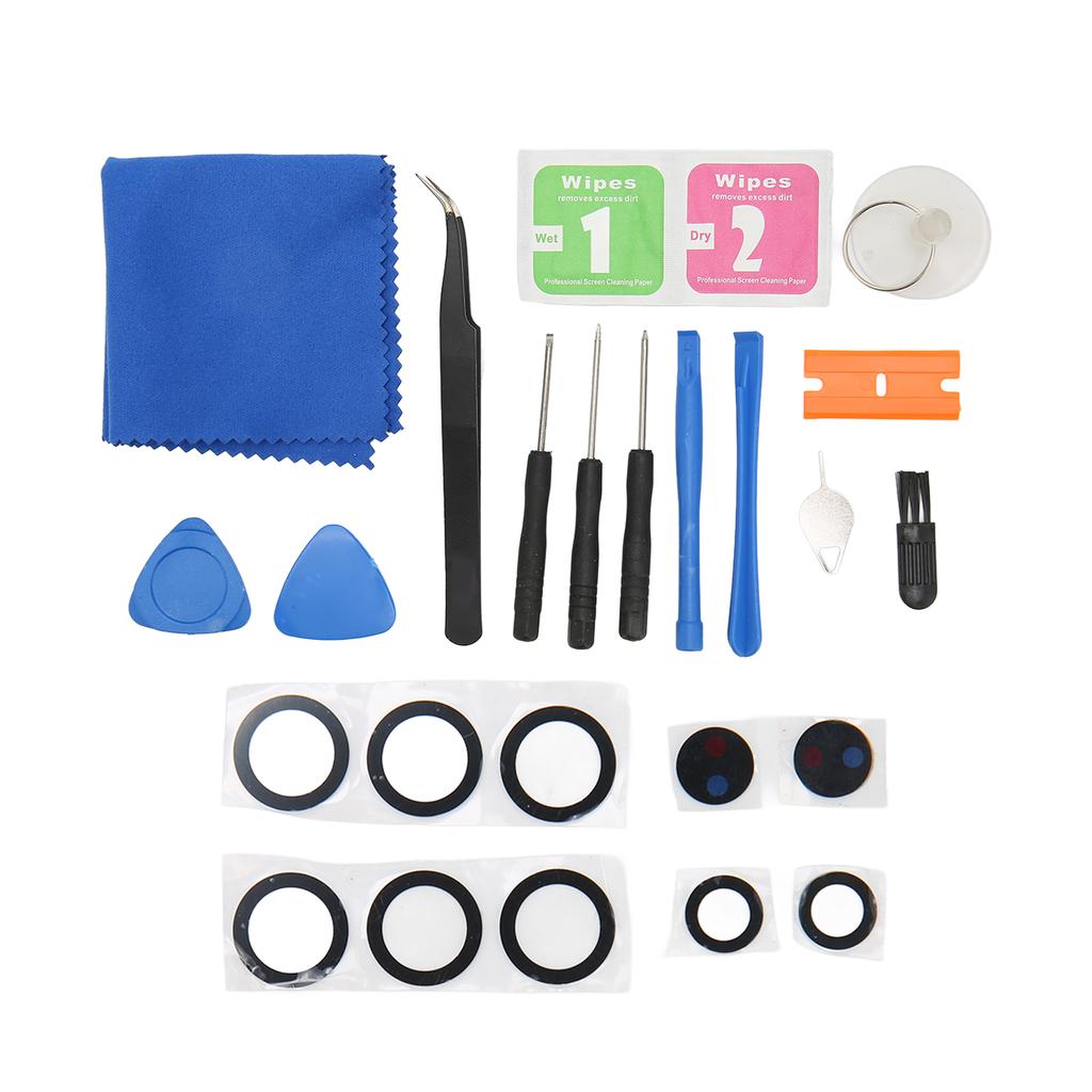 Замена стекла задней камеры с предустановленным клеем, инструменты для ремонта для Samsung Galaxy S22 Ultra 5G