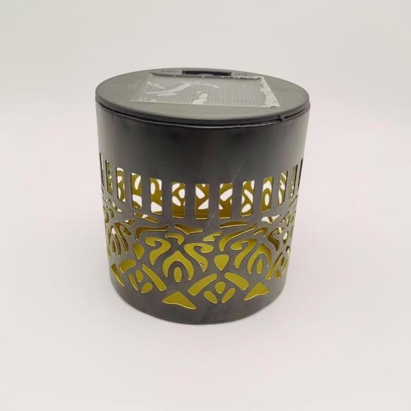 Садовый настенный светильник на солнечных батареях «Пион»