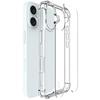 IMAK For iPhone 16 Clear Case Airbag Corners TPU Frame PC Back Cover