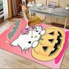 1 шт. Sanrio Hello Kitty Ковер для офиса с принтом русалки Прямоугольный коврик под стол, Идеальный декор для гостиной, спальни, кухни, Нескользящий пол