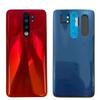 Крышка аккумулятора для Xiaomi Redmi Note 8 Pro Задняя стеклянная панель Корпус задней крышки со сменным объективом камеры + Наклейка