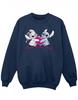 Girls Lilo And Stitch Ohana Heart With Angel Sweatshirt