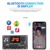 50W Amplifier DIY Bluetooth MP3 Decoder Board DC 12V 100W Car MP3 Player USB FM Call Recording Volume Control Folder Switching 4