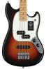 Player II Bass PJ Electric Maple with Soft Case Mustang® Short-Scale Bass, Fingerboard, 3-Color Sunburst,