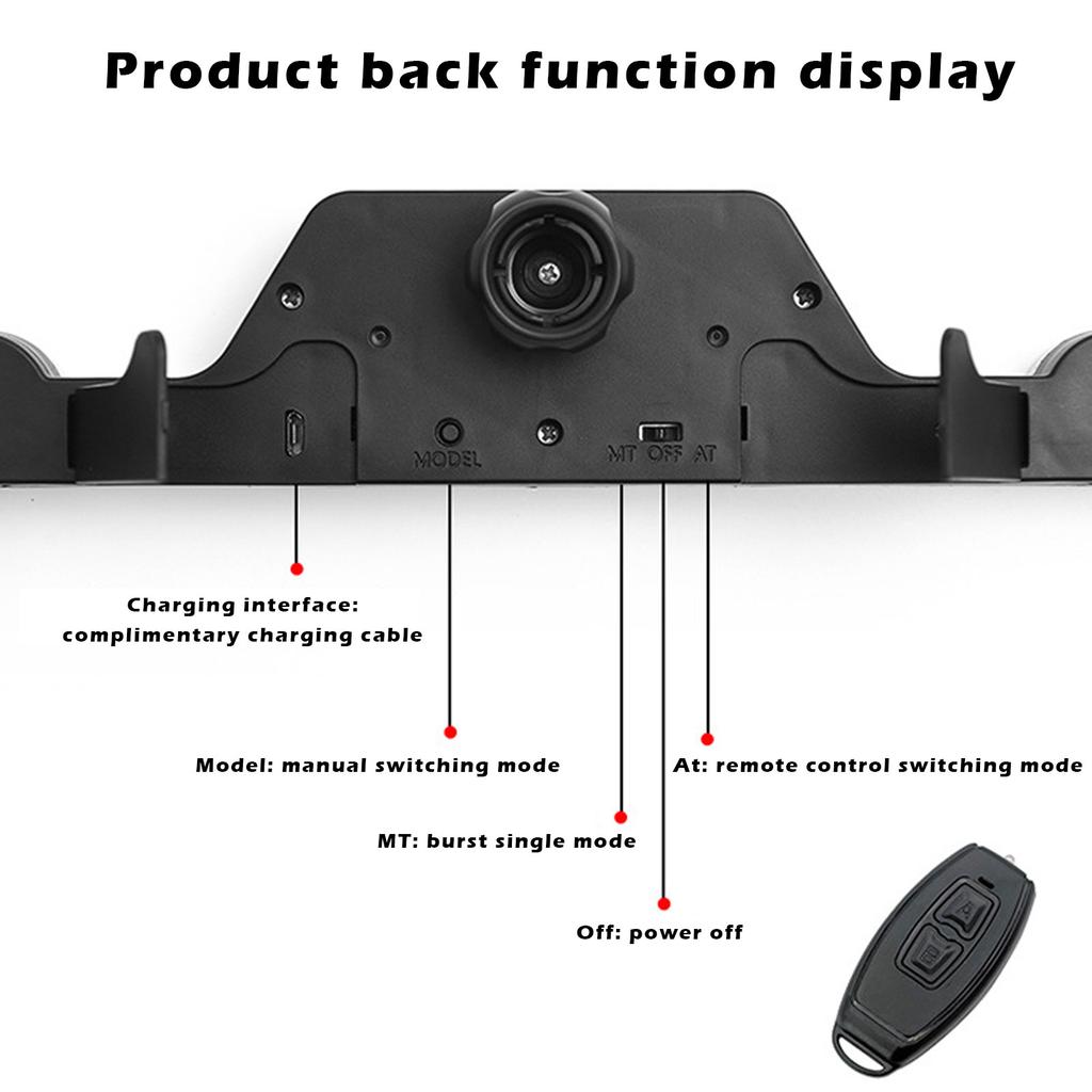 Аварийный свет для автомобиля на солнечной батарее 5 В, складной, вращающийся светодиодный сигнальный свет, перезаряжаемый через USB, многорежимный задний фонарь для автомобиля