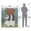 We Bare Bears Silky Stack Supersoft Blanket