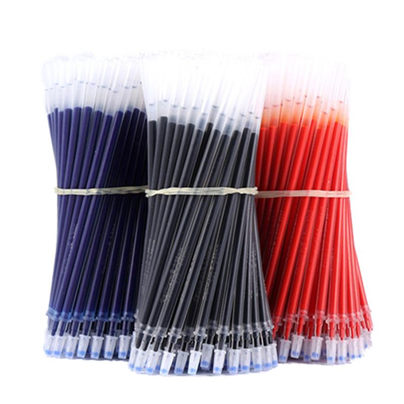 Gel Pen Refills - Full Needle Bullet 0.5mm, Red, Blue, Black, 0.38mm