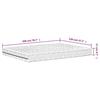 VidaXL Matelas en mousse blanc 120x200 cm dureté H2 H3,matelas de lit,matelas de lit de jour,matelas en mousse pour lit 356343