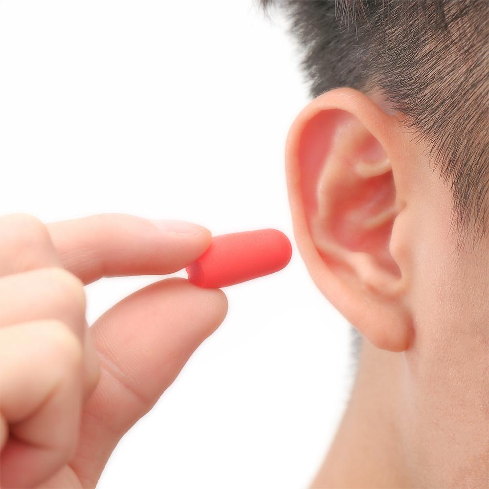 Color Comfort Study Rebound Hearing Protector Soft Earmuffs Polyurethane Foam Tapered Earplugs