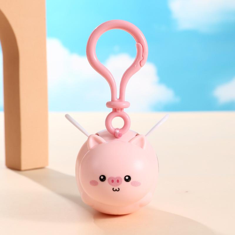 Adorable Cartoon Flying Pig Keychain Cute Couple Gift Ideal For Birthdays And Parties