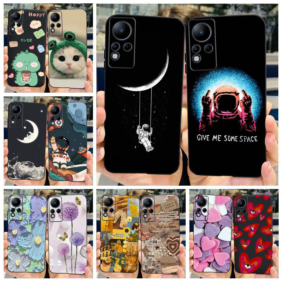 Чехол для Infinix Note 11 X663 X663B Милый Модный Расписной Чехол-Крышка Для Infinix Note 12 Note12 Note11 X663C Мягкий ТПУ Fundas Capa