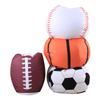 Storage Bean Bag Chair 18 Inch Beanbag Cover with Zipper for Kids Plush Toys Game Play