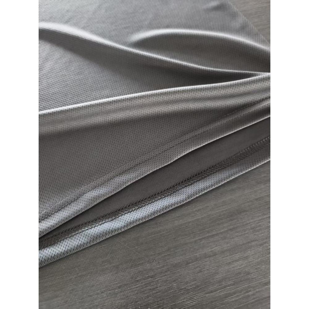 Летняя сетчатая спортивная быстросохнущая дышащая футболка с короткими рукавами для мужчин № 3 из полиэстерового материала с принтом