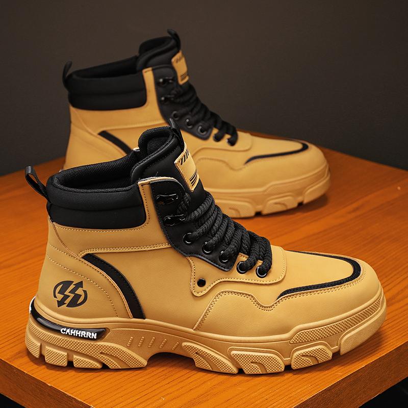 Fashion CYYTL Mens Boots Casual Shoes Cowboy Combat Tactical Winter Motorcycle Chelsea Ankle Leather Work Outdoor Hiking Designer Luxury