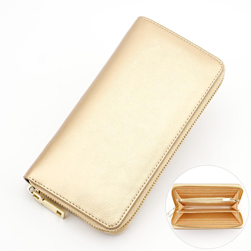 Unisex Oil Wax Cowhide Leather Wallet: Long Zip Design, Bestseller In Japan