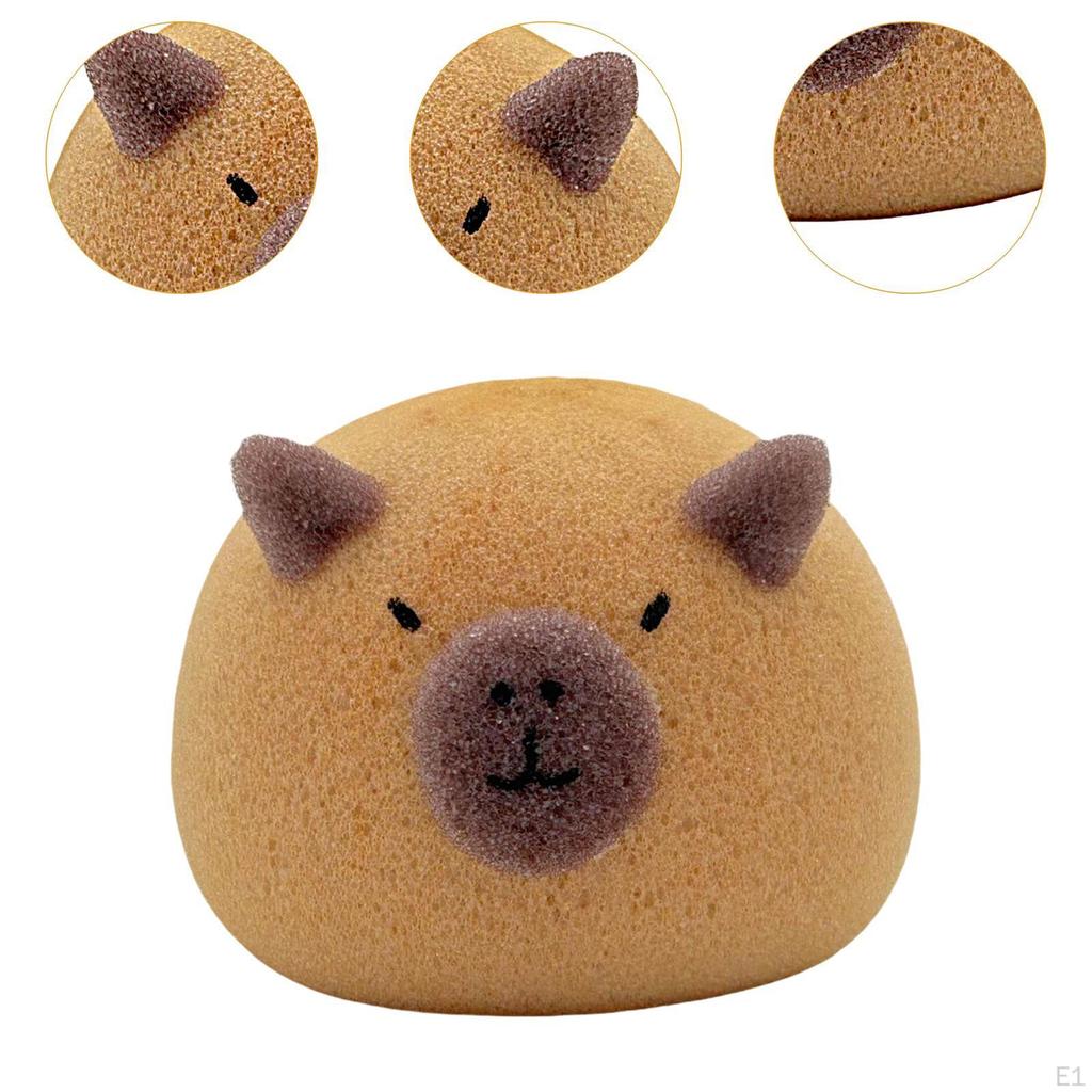 Губка для ванны Capybara Ball Многоцелевая моющая губка для мытья волос и пузырей Baby Shower