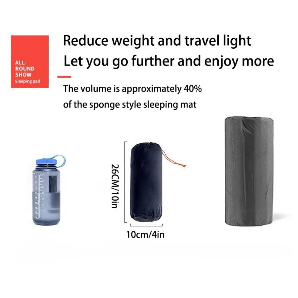 Открытый спальный коврик для кемпинга, надувной матрас с подушками, дорожный коврик, складная кровать, сверхлегкая воздушная подушка, пеший туризм, треккинг