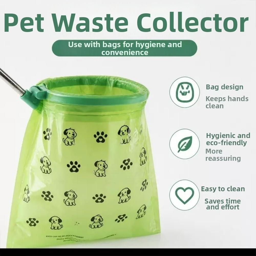 Non-Contact Dog Poop Scooper Retractable Dog Waste Picker Pet Waste Cleaner Friendly Grabber