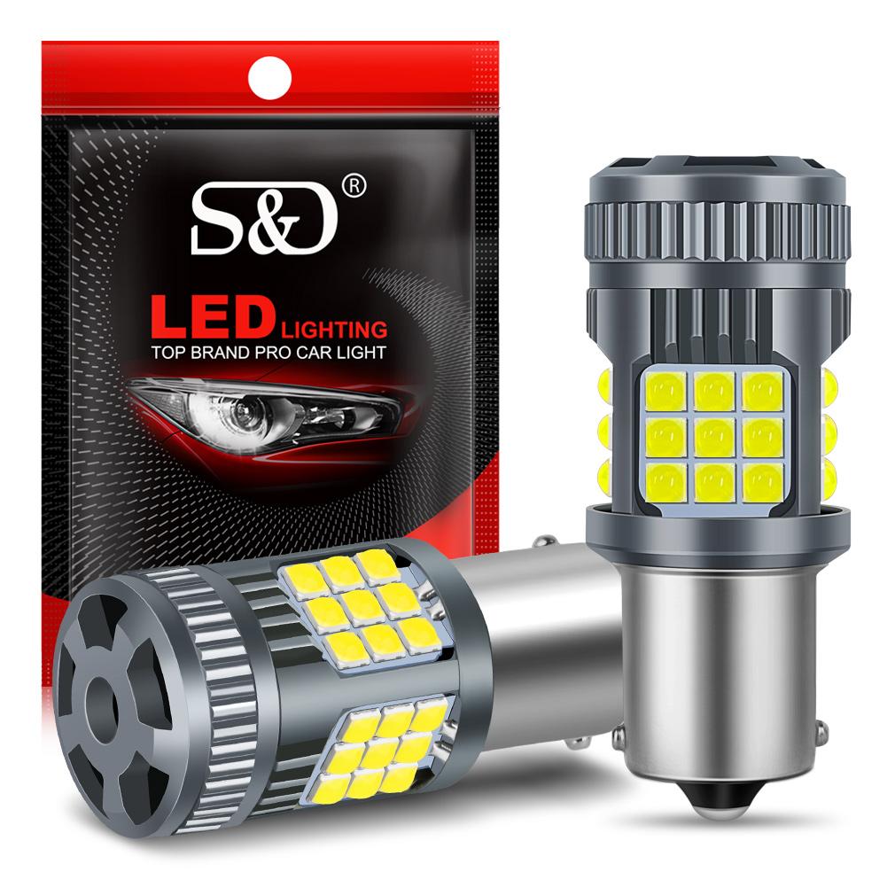 2 шт. P21W светодиодные лампы Canbus 1156 BA15S BAU15S PY21W 1142 BA15D T20 W21W W21/5W T25 P27W P27/7W 3030SMD Вентилятор Автомобильный указатель поворота без ламп с гипервспышкой