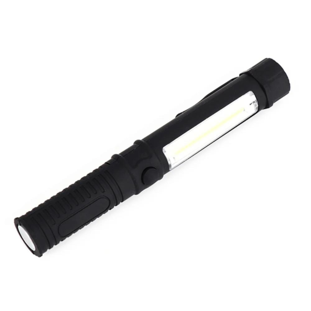 Waterproof COB LED Flashlight Multifunctional Inspection Flashlight Security Mini Pen Light Bike