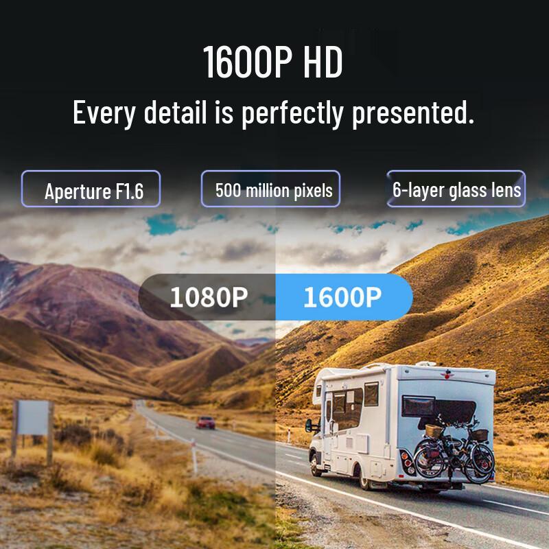 Hikvision 1600P Smart Dash Cam with GPS